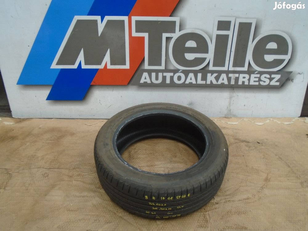 [GYÁRI BONTOTT] BRIFGESTONE TURANZA | 205/55R17 | 3021 | 6mm | 95W
